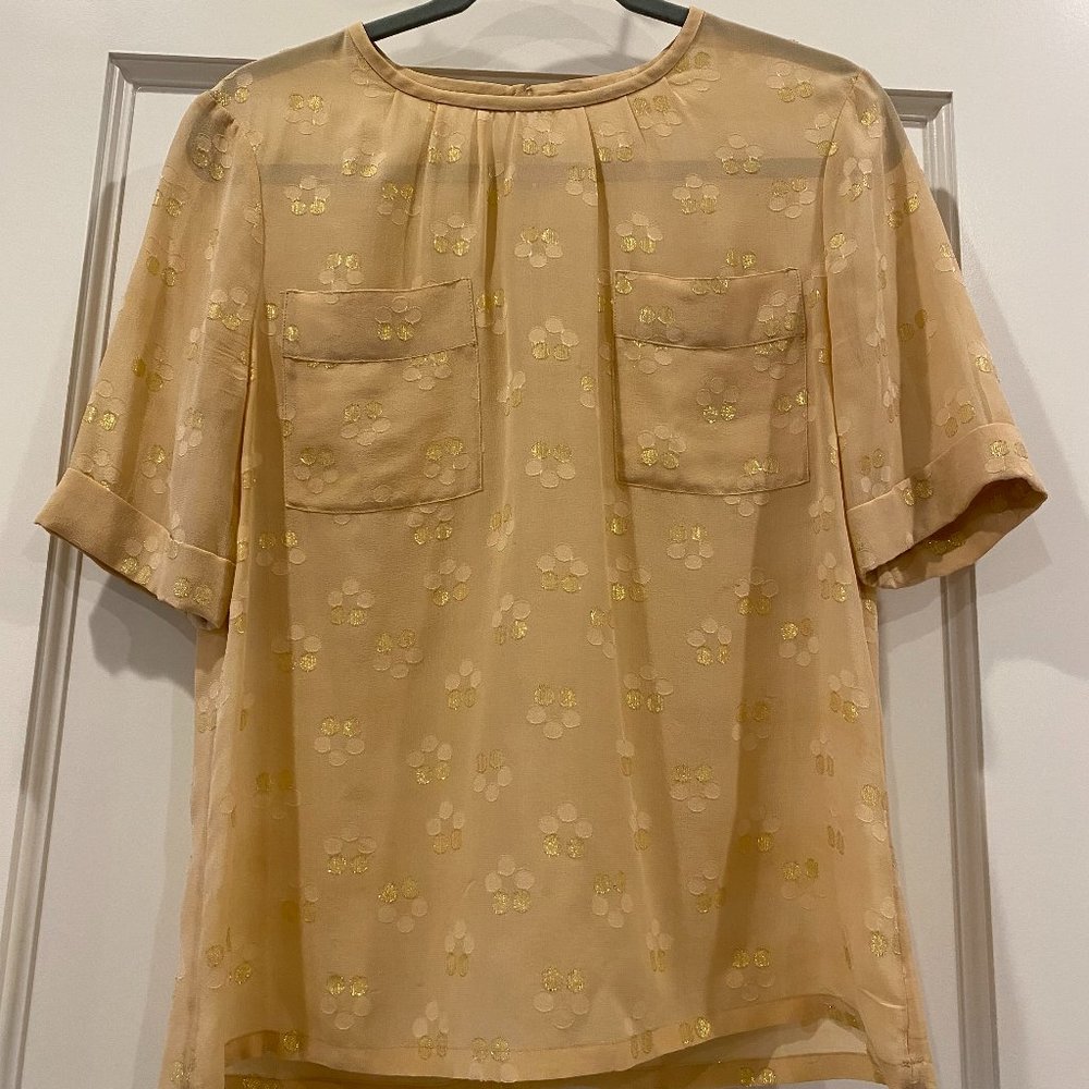 Marc by Marc Jacobs Sheer Pink Blouse